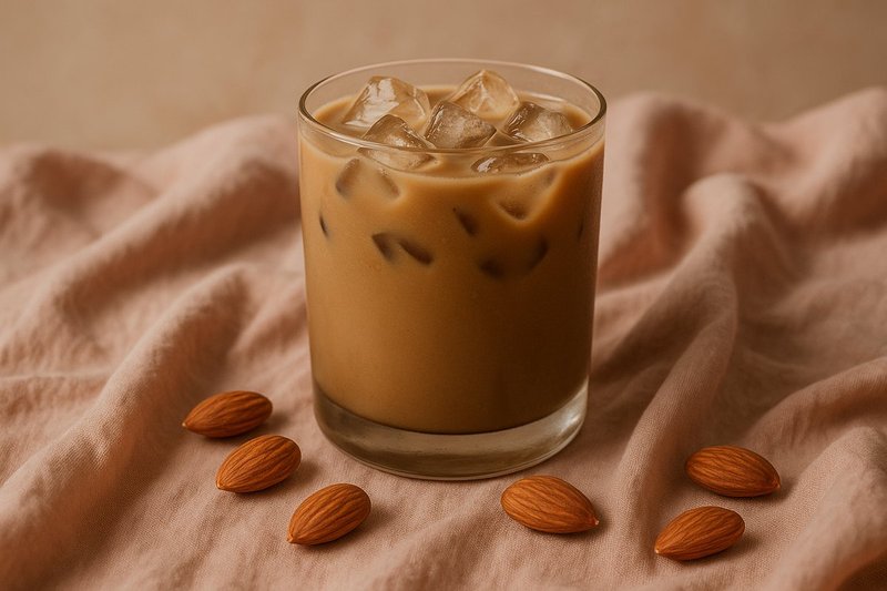Hojicha Almond Milk