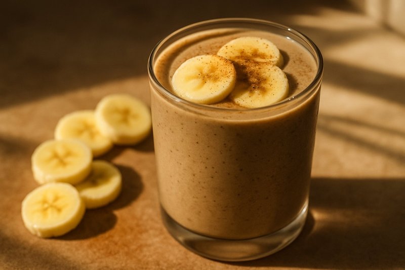 Hojicha Banana Smoothie
